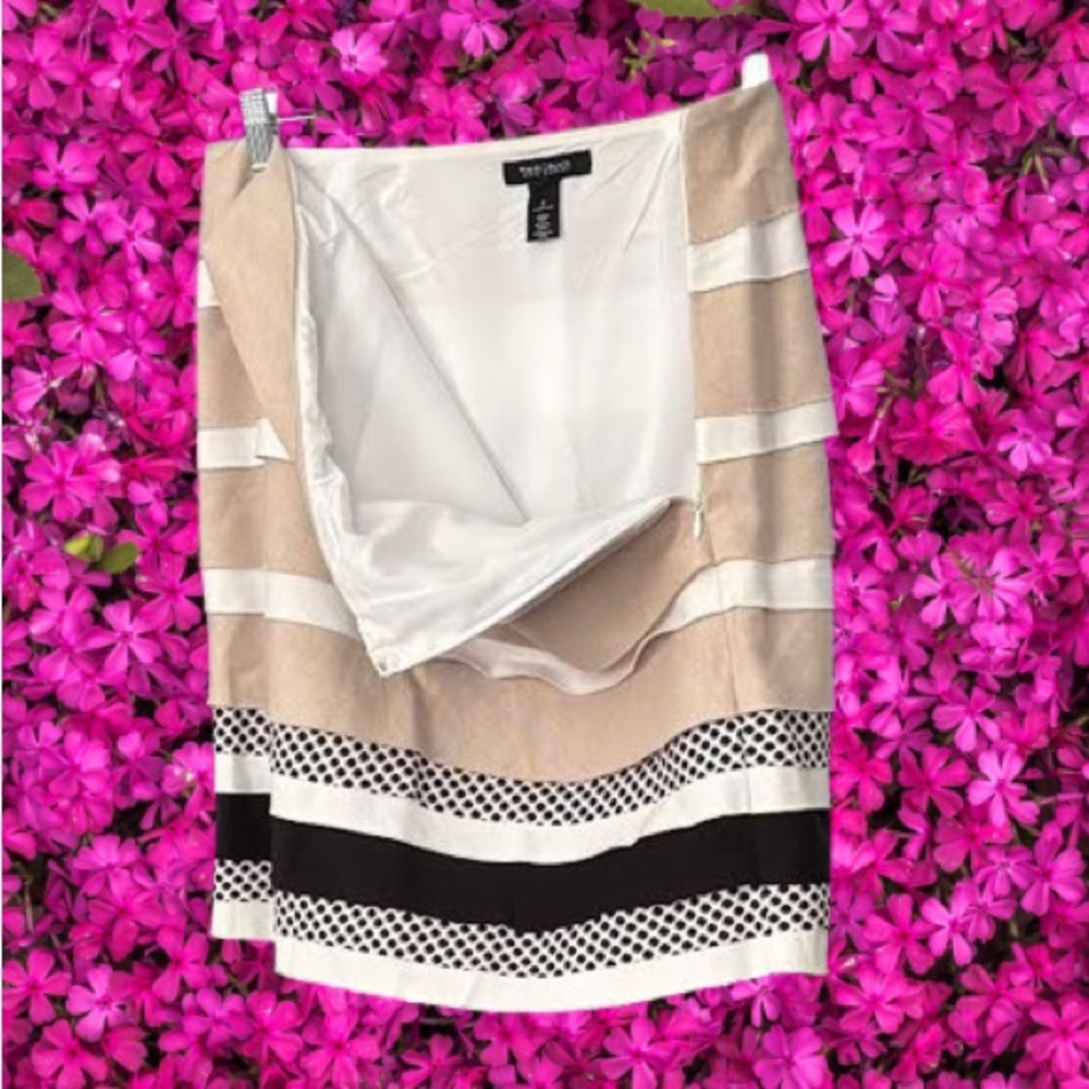 Layered Linen Skirt White House Black Market